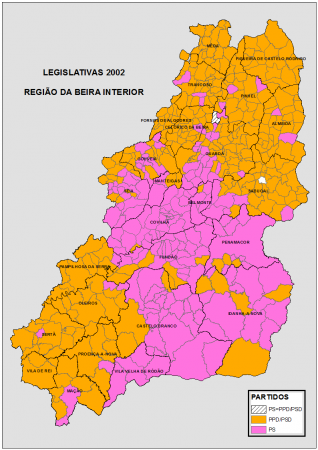 BEIRA INTERIOR: LEGISLATIVAS 2002